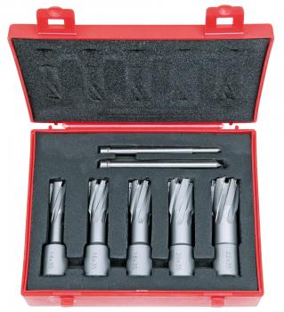 Zubehör Magnet-Kernbohrmaschine Bernardo HM-Kernbohrer-Set, 14 - 22 mm, Bohrtiefe 35 mm