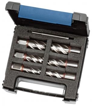 Zubehör Magnet-Kernbohrmaschine Bernardo HSS-Standard Kernbohrer-Set KBK, 13 - 22 mm, Bohrtiefe 30 mm