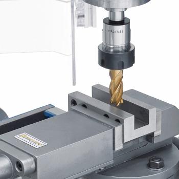 Milling tools Bernardo 20 pcs. HSS TiN-coated end mills