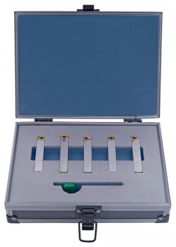 Turning tools sets Bernardo Indexable carbide turning tool set, 10 mm, 5 pcs.