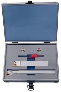 Turning tools sets Bernardo Combined carbide threading insert & tool holder set, with carbide inserts, 16 mm, 2 pcs.
