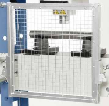 Zubehör für pneumatische Werkstattpressen Bernardo Schutzgitter GG-03