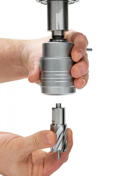 Zubehör Magnet-Kernbohrmaschine Bernardo Schnellwechsel-Werkzeughalter mit automatischer Innenkühlung MK 3