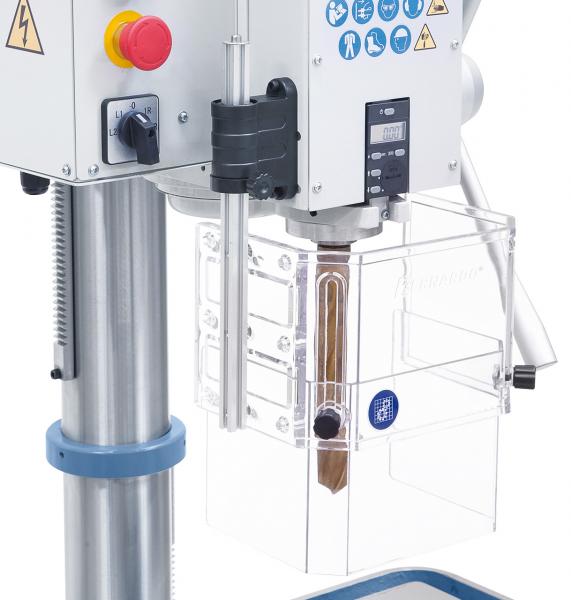Gearhead bench and column drilling machine Bernardo GHD 25 SN with digital drill depth indication