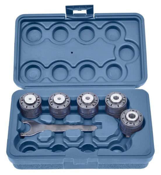 Zubehör für Gewindeschneidmaschine Bernardo Schnellwechselfutter-Set M3 - M10 f. TM 10 BLO