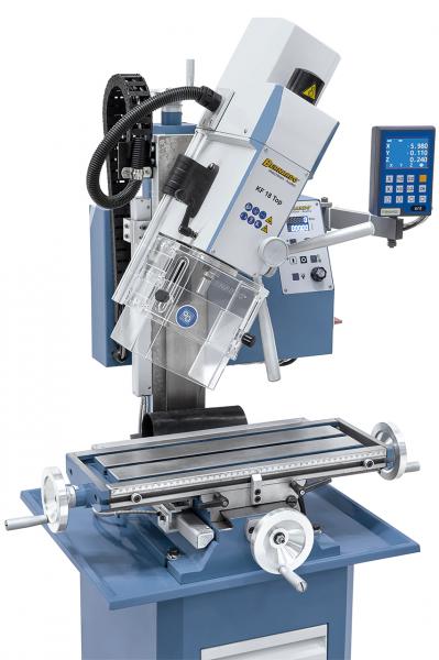 Drilling and milling machine Bernardo KF 18 Top incl. 3-axis digital readout DT 40