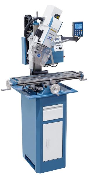 Drilling and milling machine Bernardo KF 26 L Top incl. 3-axis digital readout DT 40