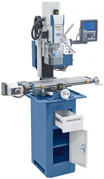 Bohr- und Fräsmaschine Bernardo KF 28 Top mit Vorschub inkl. 3-Achs Digitalanzeige ES-12 V