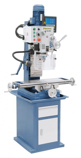 Bohr- und Fräsmaschine Bernardo FM 45 HSV inkl. 3-Achs-Digitalanzeige