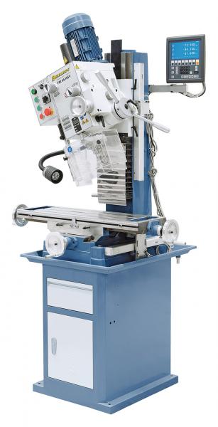 Bohr- und Fräsmaschine Bernardo FM 45 HSV inkl. 3-Achs-Digitalanzeige