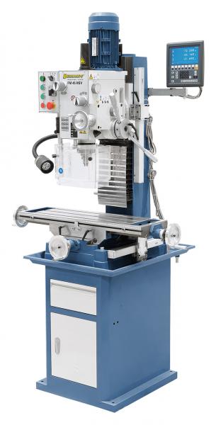 Bohr- und Fräsmaschine Bernardo FM 45 HSV inkl. 3-Achs-Digitalanzeige