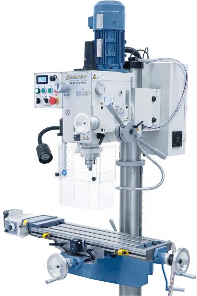 Drilling and milling machine Bernardo BF 45 HSV Vario with x-axis power feed