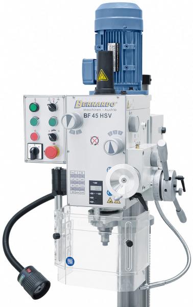 Drilling and milling machine Bernardo BF 45 HSV with x-axis power feed