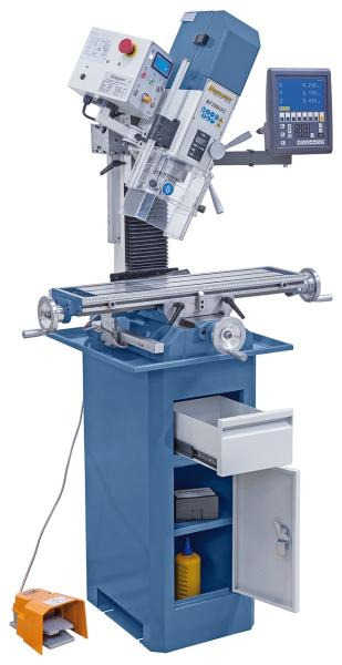 Bohr- und Fräsmaschine Bernardo BF 28 BDC inkl. 3-Achs-Digitalanzeige