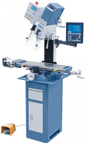 Drilling and milling machine Bernardo BF 28 BDC with power feed and 3-axis digital readout ES-12 V