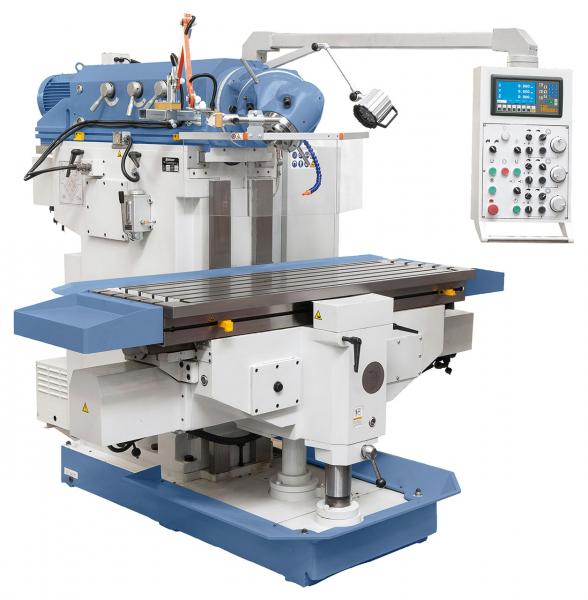 Universal milling machine with servo drive for feeds Bernardo Variomill FU 2000 E Servo