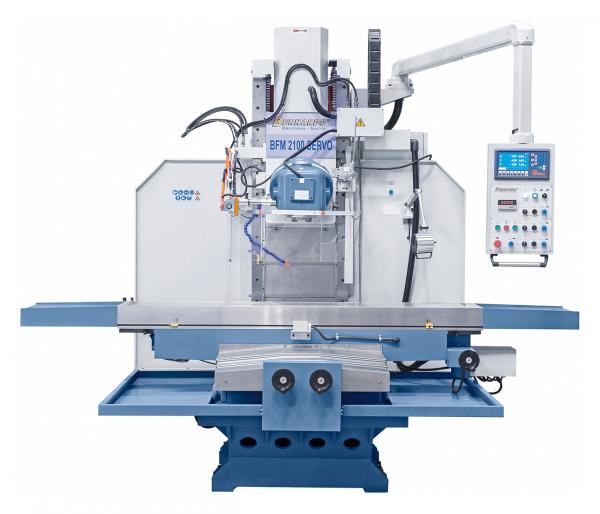 Bed milling machine Bernardo BFM 2100 Servo incl. 3-axis digital readout ES-12 H