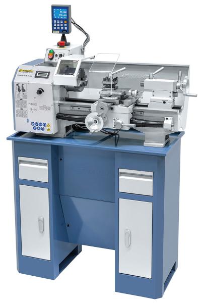 Leitspindeldrehmaschine Bernardo Profi 450 S Vario / 230 V inkl. 2-Achs-Digitalanzeige DT 40
