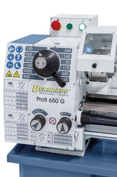 Leitspindeldrehmaschine Bernardo Profi 650 G / 400 V