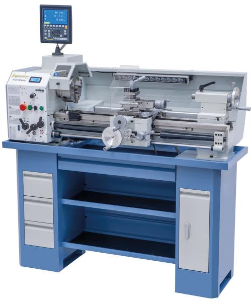Gear-head gap bed lathes Bernardo Profi 750 Vario / 230 V incl. 2-axis digital readout ES-12 V