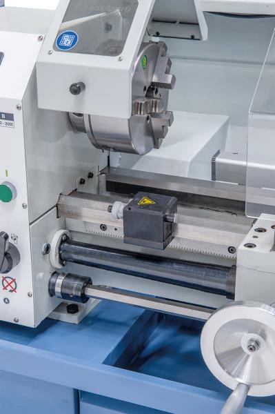 Leit- und Zugspindeldrehmaschine Bernardo Profi 750 Vario / 400 V inkl. 2-Achs Digitalanzeige ES-12 V