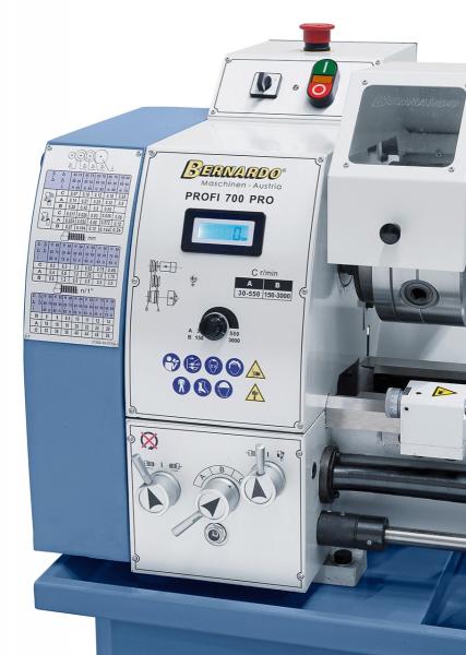 Leit- und Zugspindeldrehmaschine Bernardo Profi 700 Pro