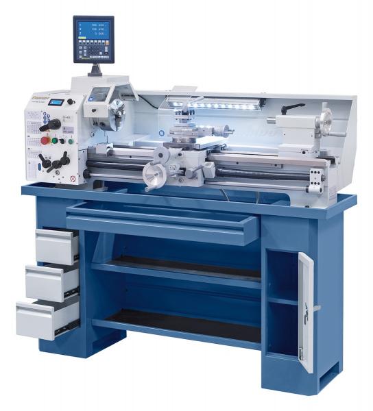 Leit- und Zugspindeldrehmaschine Bernardo Profi 880 G Vario - 230 V inkl. 2-Achs-Digitalanzeige