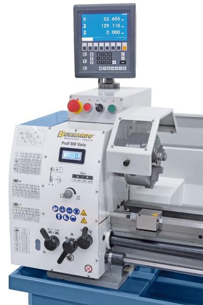 Leit- und Zugspindeldrehmaschine Bernardo Profi 900 Vario - 230 V inkl. 2-Achs-Digitalanzeige