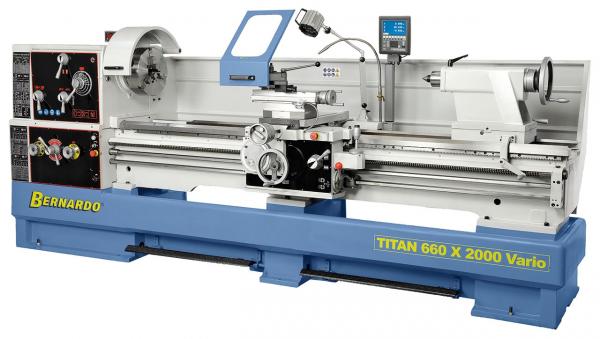 Universal turning lathes with stepless speed Bernardo Titan 800 x 2000 Vario