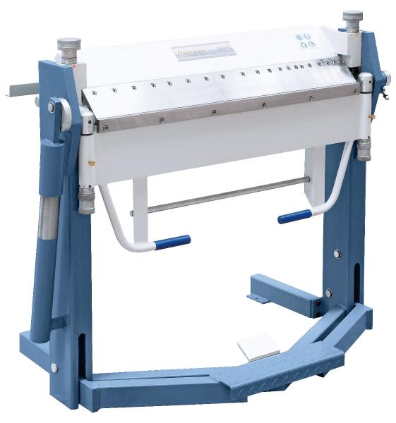 Schwenkbiegemaschine mit segmentierter Oberwange Bernardo TB 1020