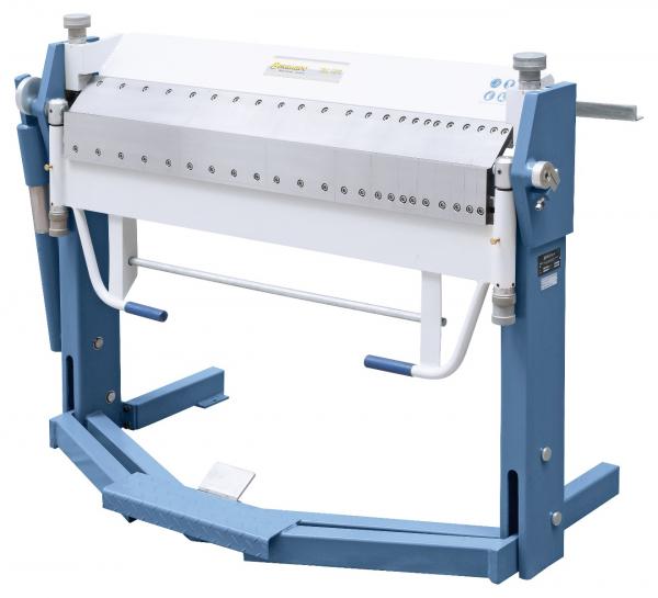 Manual folding machine with segmented upper and lower beam Bernardo TBS 1270