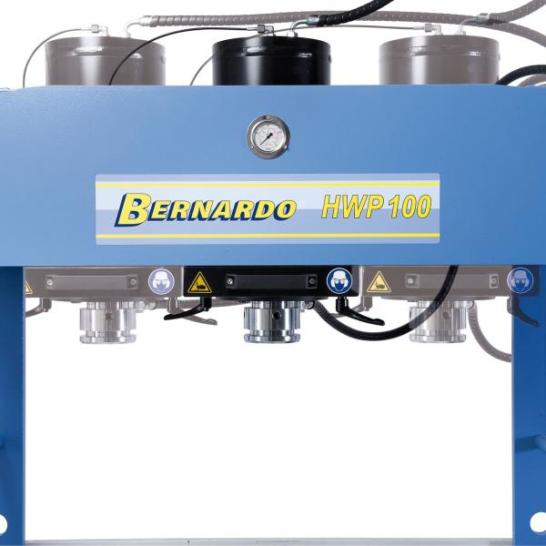 Hydraulische Werkstattpresse mit verschiebbarem Zylinder Bernardo HWP 160