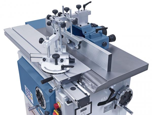 Schwenkspindel-Fräsmaschine mit Formattisch Bernardo T 800 F - 230 V