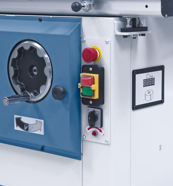 Schwenkspindel-Fräsmaschine mit Formattisch Bernardo T 800 F - 400 V