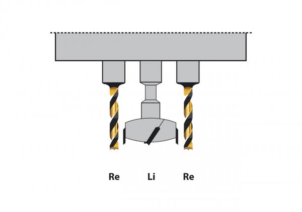 Beschlagbohrmaschine Bernardo BBM 35 M - Blum