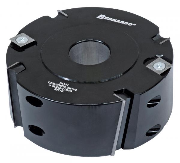 Cutter heads wood Bernardo Rebating cutter head 125 x 50 x 30 mm - Z4 / V4