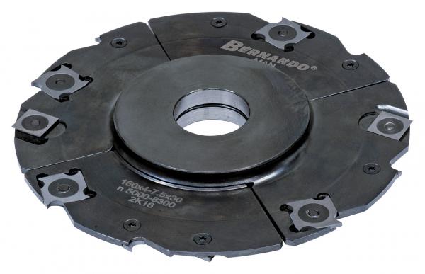 Cutter heads wood Bernardo Adjustable groove cutter head 160 x 4 - 7,5 x 30 mm