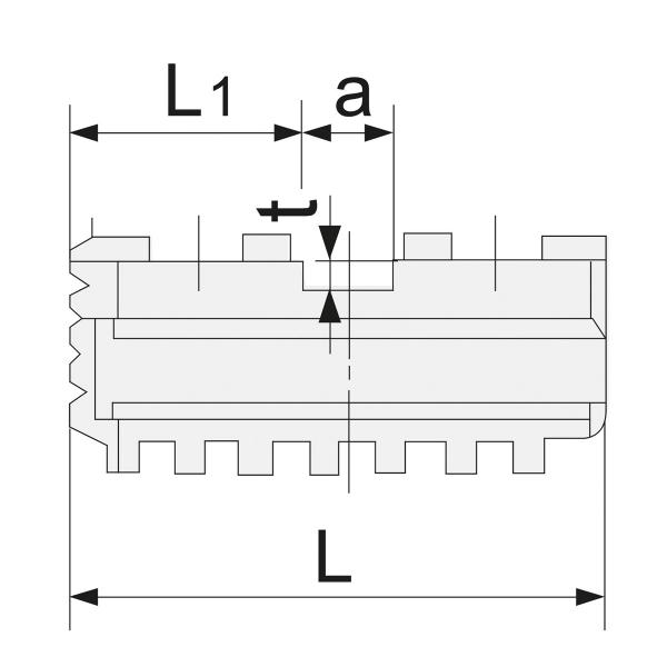 Jaws for 3-jaw chuck DK11 Bernardo Hard master jaws DMJ-DK11-315