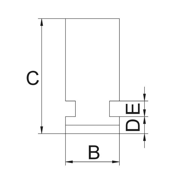 Jaws for 3-jaw chuck PS3 / PO3 Bernardo Soft solid jaws SJ-PS3-400