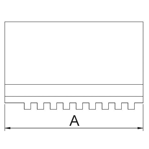 Backen für 4-Backenfutter PS4 / PO4 Bernardo Weiche Monoblockbacken SJ-PS4-500