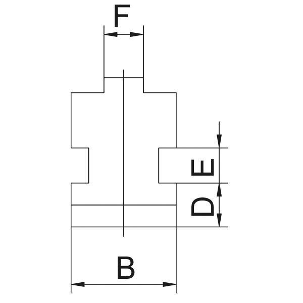 Backen für 3-Backenfutter PS3 / PO3 Bernardo Grundbacken MJ-PS3-160