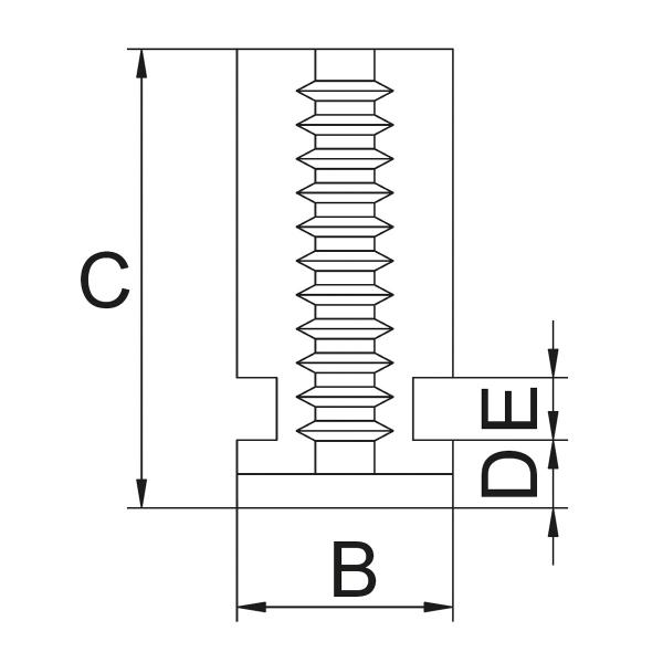 Jaws for 3-jaw chuck PS3 / PO3 Bernardo Hard outside solid jaws OJ-PS3-250