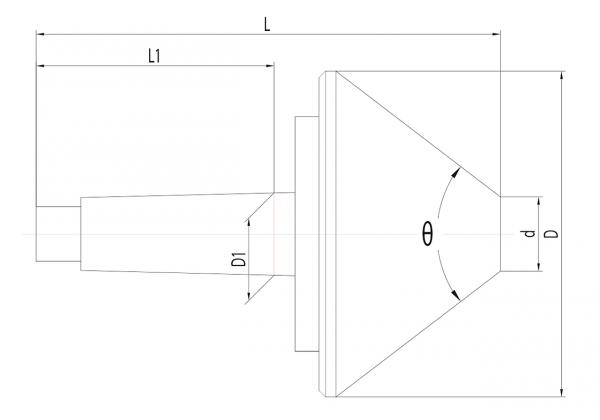 Live center / Ball nose live center Bernardo Ball nose live center MT 2 / 60 mm