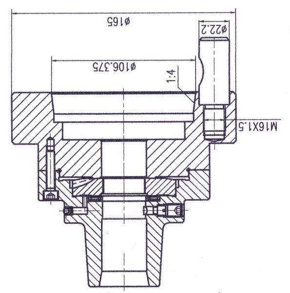 Clamping devices for tools Bernardo 5C fixture with direct mount D1-6