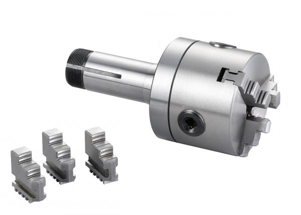Clamping devices for tools Bernardo Dreibackendrehfutter mit 5C Spannzangenaufnahme