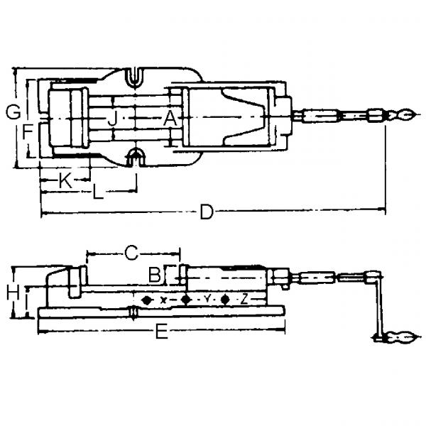 Schraubstöcke Bernardo Weitspann-maschineschraubstock FJ 150