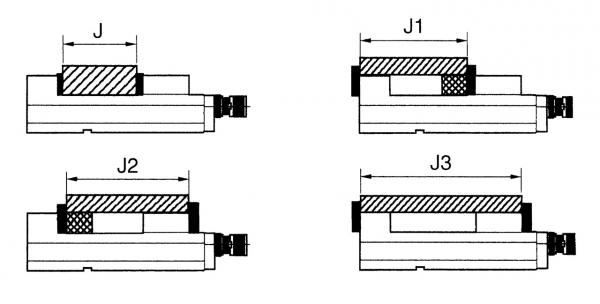 Schraubstöcke Bernardo NC-maschineschraubstock CHV 130 V