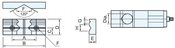 Jaws for PHV / CHV Bernardo Prismenbacken CJ 160 - 1 Stk.