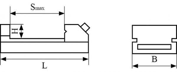 Schraubstöcke Bernardo Präzisionsspanner QKG 100