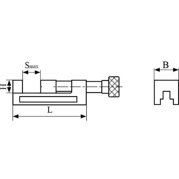 Schraubstöcke Bernardo Präzisionsspanner QGG 50